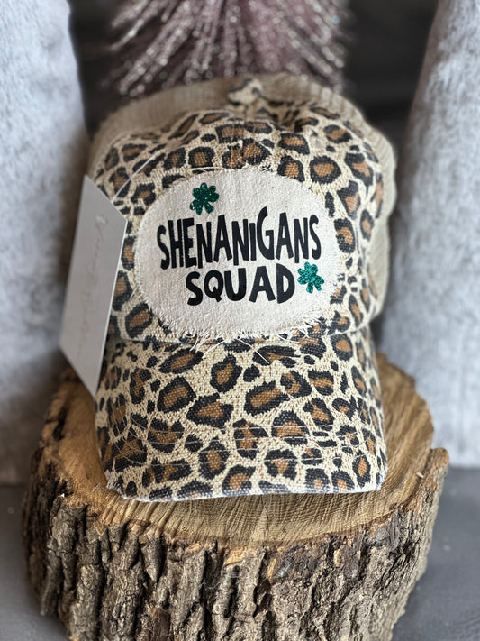 Shenanigans Squad Hat Leopard