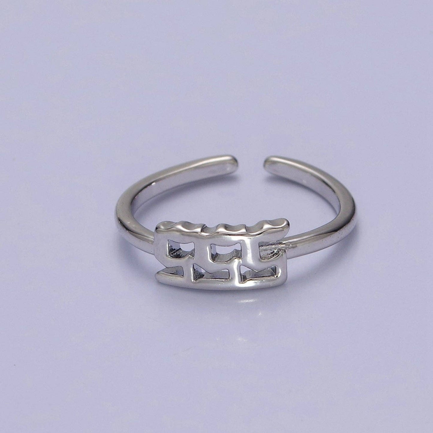 555 Angel Number Ring