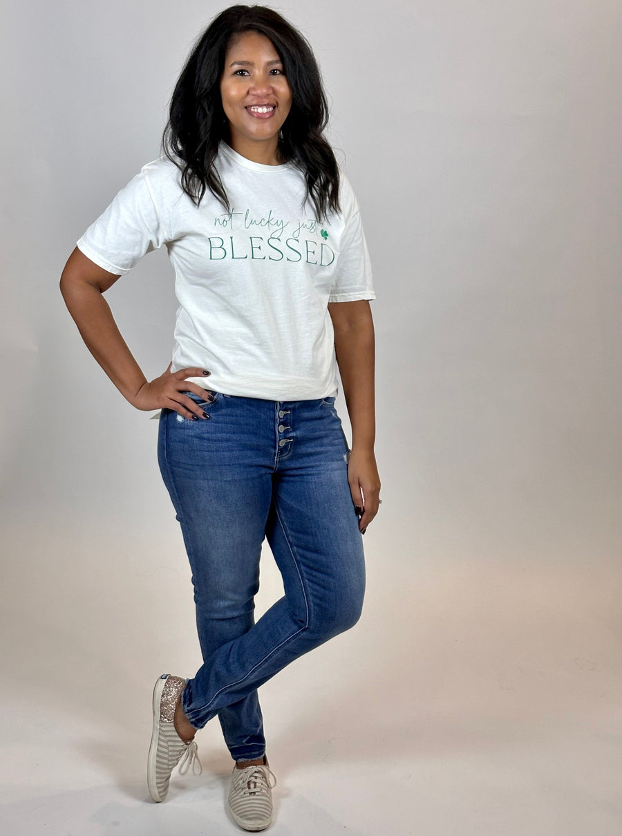 NOT LUCKY JUST BLESSED TEE