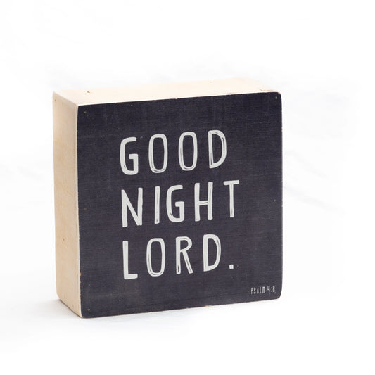 Wood Sign Good Night