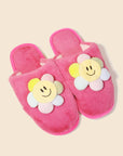 Happy Face Flower Slippers