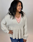 Pull Over Sweater Curvy+