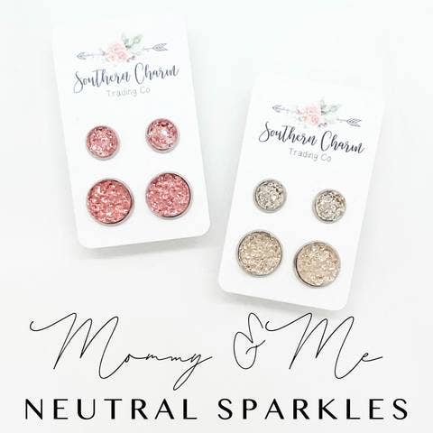 Neutral Sparkles Mommy & Me Sets
